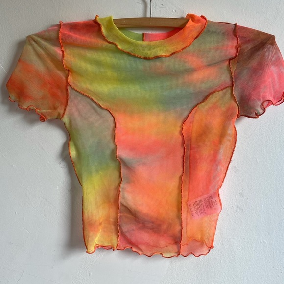 Urban Outfitters | mesh baby tee - Picture 3 of 10